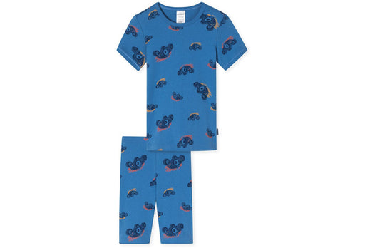 Schiesser Kleinkinder Jungen Schlafanzug kurz blau 181065-800