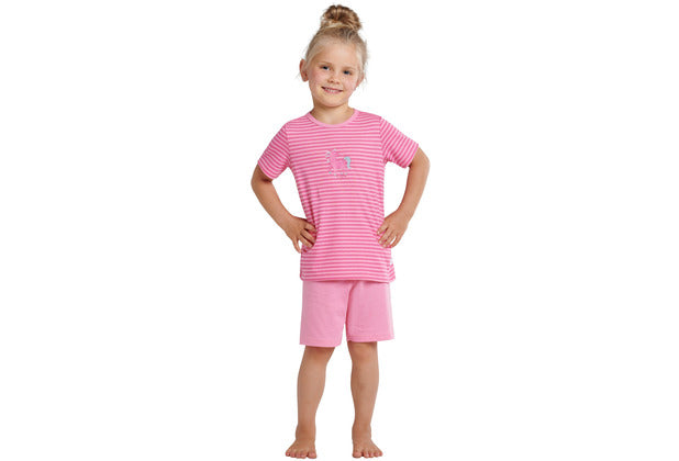 Schiesser Kleinkinder Mädchen Schlafanzug kurz rosa 173857-503