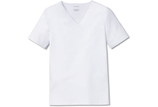 Schiesser Herren T-shirt V-Ausschnitt weiß 152832-100