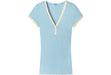 Schiesser Damen Shirt kurzarm - Agathe bluebird 176412-420