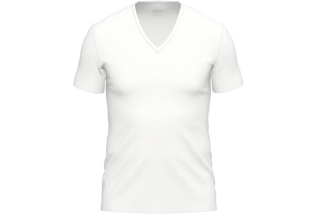 AMMANN V-Shirt, Serie Cotton de Luxe, weiß