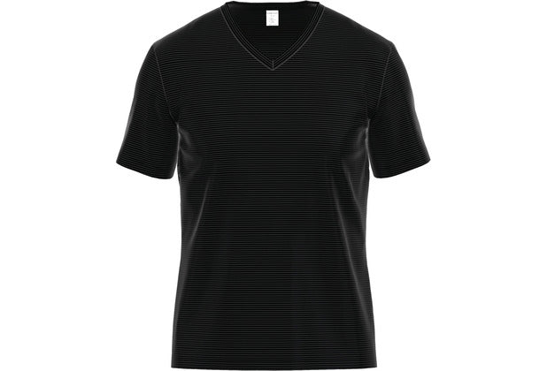 AMMANN V-Shirt, Serie Cotton & More, schwarz