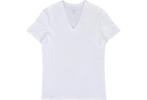 AMMANN V-Shirt, Serie Organic de Luxe, weiß