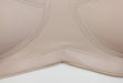 Hertie Damen Entlastungs-BH Doris, ohne Bügel, extra breite und weich gepolsterte Träger, rosa