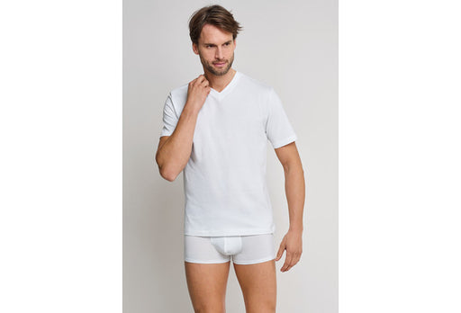 Schiesser Herren 2er Pack T-shirt weiß 008151-100