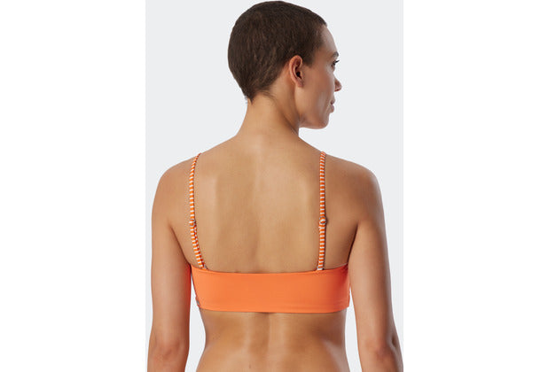 Schiesser Damen Bandeau Bikini Top orange 179201-602