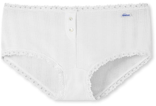 Schiesser Damen Micro-Pants - Agathe weiß 162564-100
