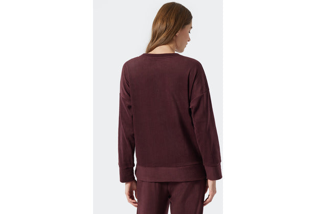 Schiesser Damen Sweatshirt burgund 177345-516