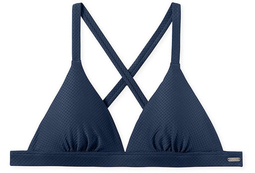Schiesser Damen Triangel Bikini blau 181291-800
