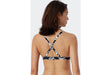 Schiesser Damen Triangle Bikini Top dunkelblau-gem. 179200-835