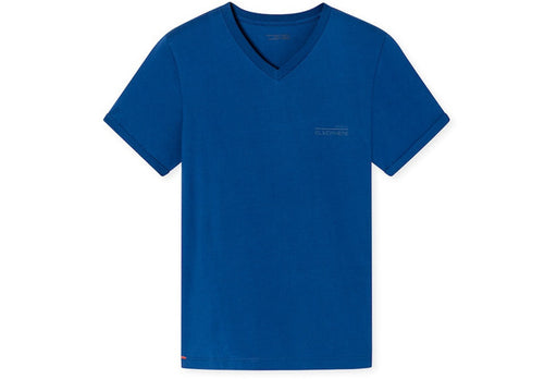 Schiesser Herren T-shirt V-Ausschnitt indigo 181185-824
