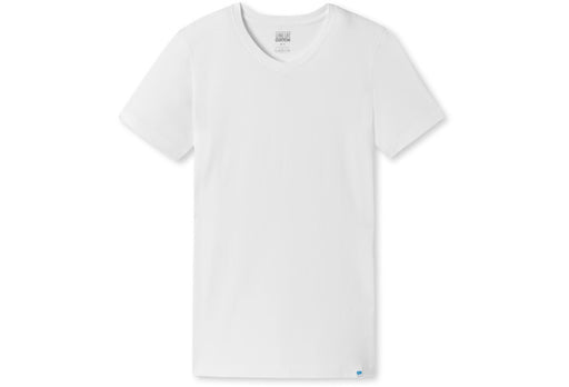 Schiesser Herren T-shirt V-Ausschnitt weiß 172468-100