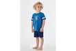 Schiesser Kleinkinder Jungen Schlafanzug kurz blau 181074-800