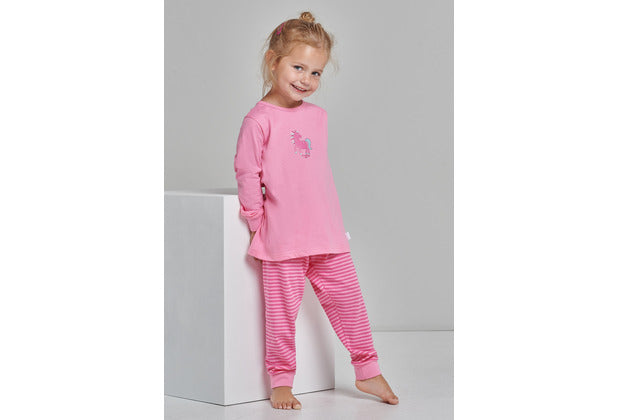 Schiesser Kleinkinder Mädchen Schlafanzug lang rosa 173858-503