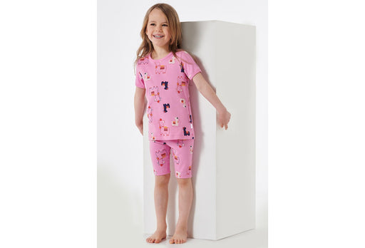 Schiesser Kleinkinder Mädchen Schlafanzug kurz rosa 181030-503