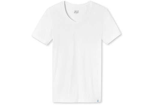 Schiesser Herren T-shirt V-Ausschnitt weiß 155630-100