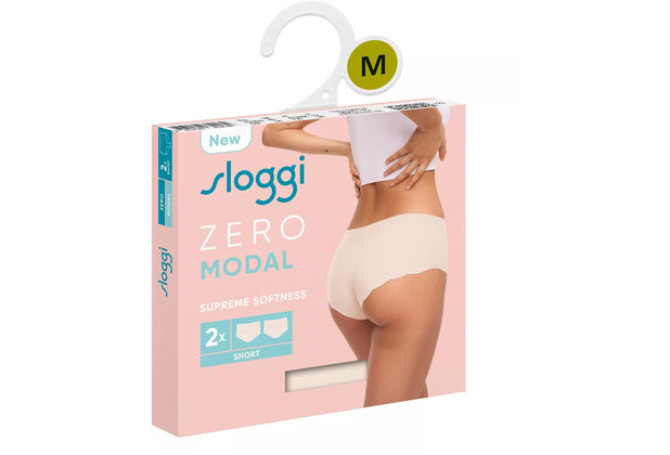 Sloggi ZERO Modal 2.0 H Short 2er Pack angora